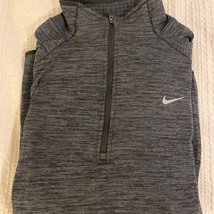 Nike Running Dri Fit Quarter Zip - Gray